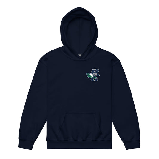 Classic | Youth Hoodie | PINE CREEK SWIM & DIVE | PC Mascot Logo