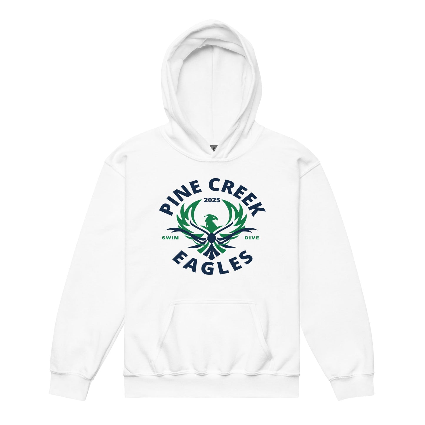 Classic | Youth Hoodie | PINE CREEK SWIM & DIVE | Swim & Dive Logo