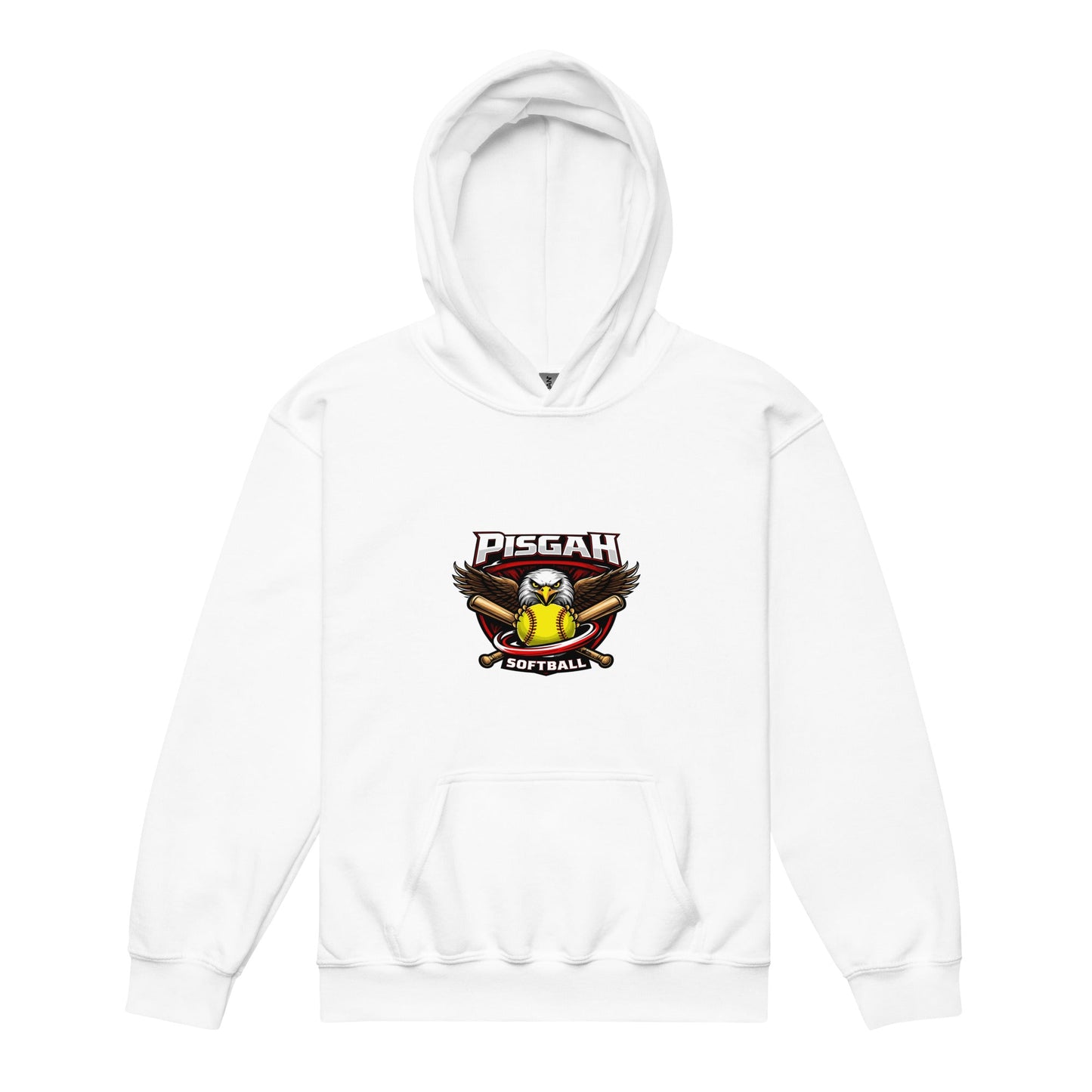 Classic | Youth Hoodie | Pisgah Rec League | Eagle Softball Logo