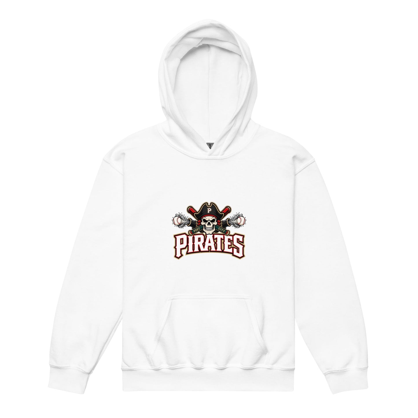 Classic | Youth Hoodie | Port City Pirates | Cannonball Portside Logo