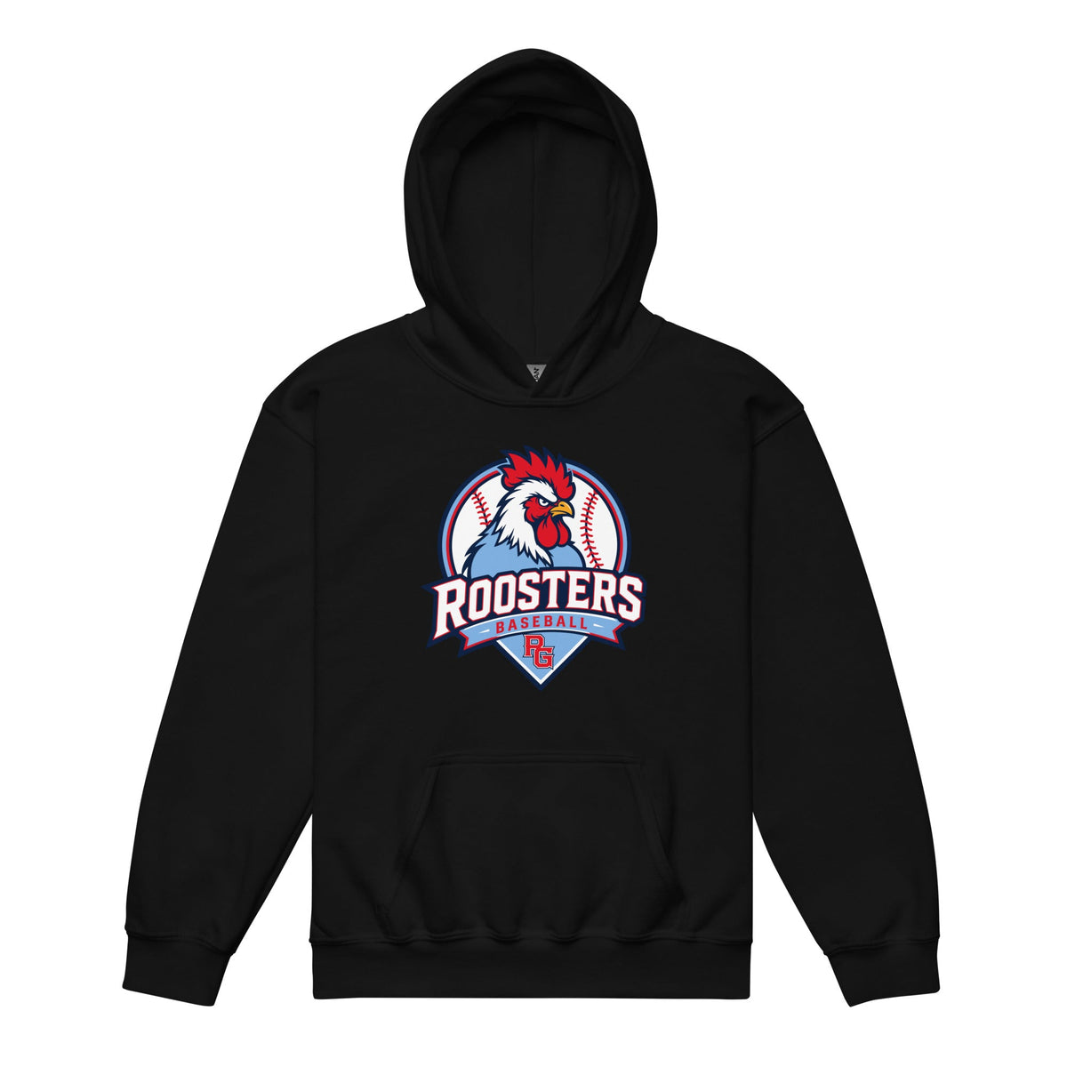 Classic | Youth Hoodie | Rooster Nation | Athletic Crest Logo