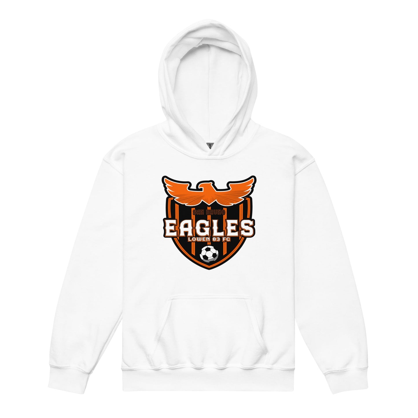 Classic | Youth Hoodie | San Bruno Eagles | Shield Logo