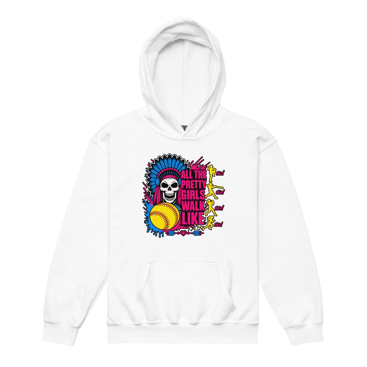 Classic | Youth Hoodie | Savage Softball | Varsity Vanguard Logo