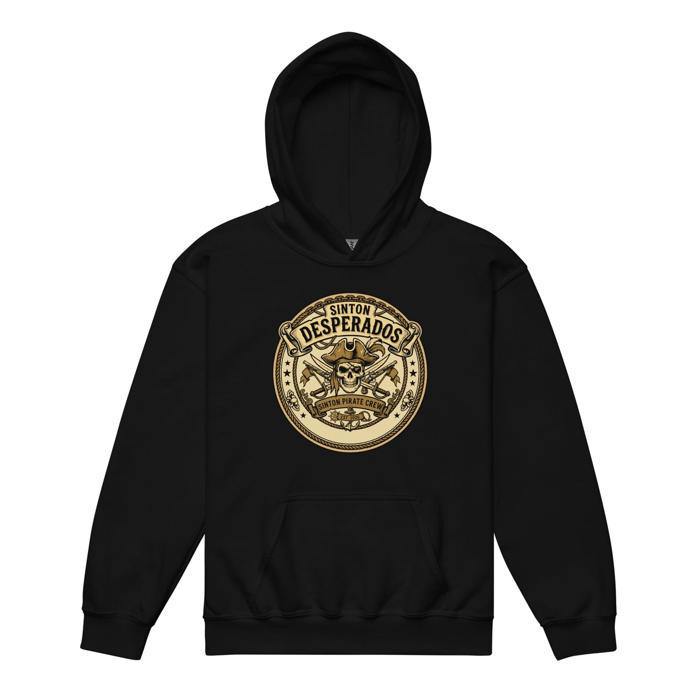 Classic | Youth Hoodie | Sinton Desperados Baseball | Badge Logo