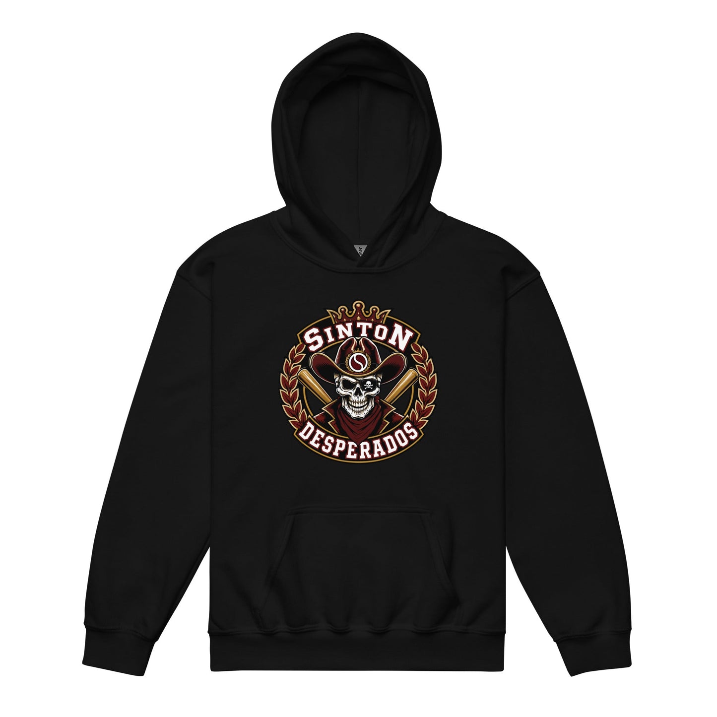 Classic | Youth Hoodie | Sinton Desperados Baseball | Ridge Varsity Logo