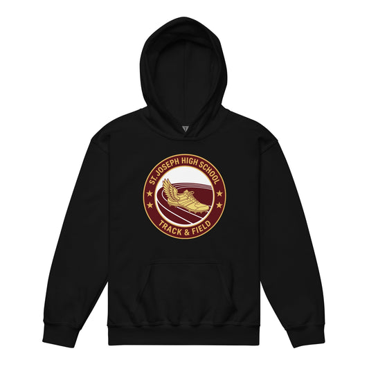 Classic | Youth Hoodie | St. Joseph High School - Track & Field | Badge Logo
