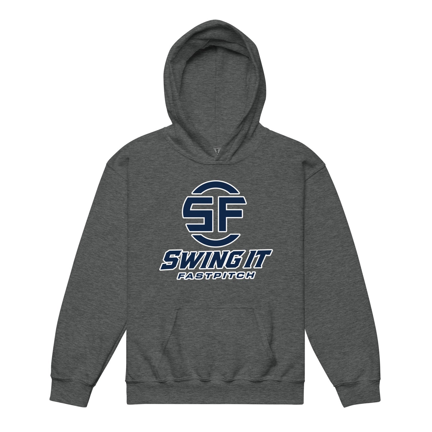 Classic | Youth Hoodie | Swing It Fastpitch | Crest Logo