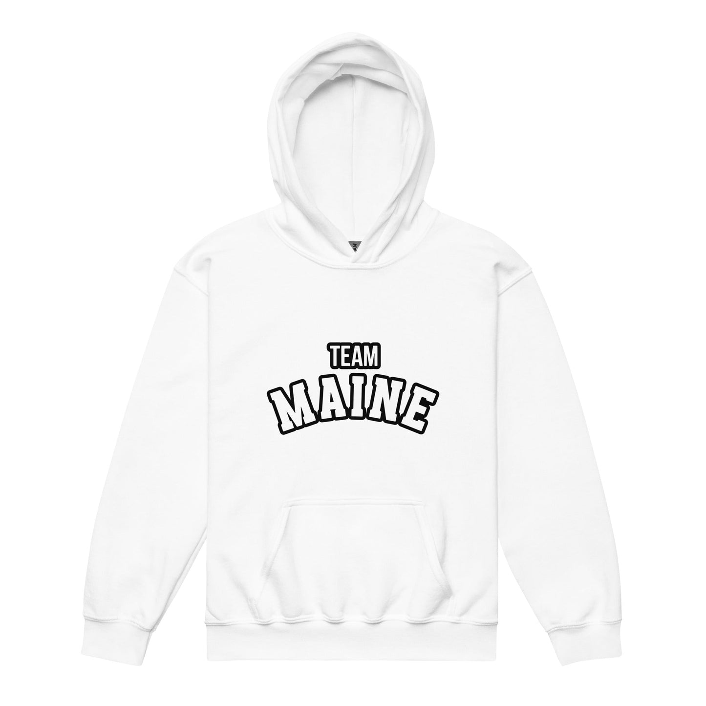 Classic | Youth Hoodie | Team Maine | Arch Mark Logo