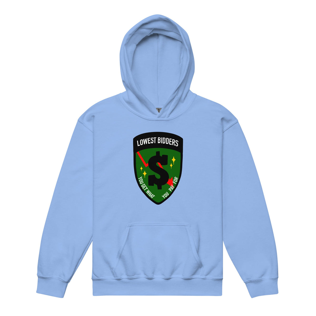 Classic | Youth Hoodie | The Lowest Bidders | Emblem Logo