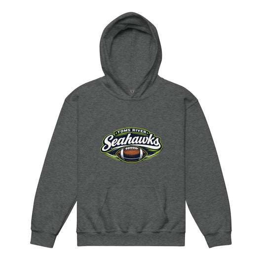 Classic | Youth Hoodie | Toms River Seahawks | Football Emblem Logo