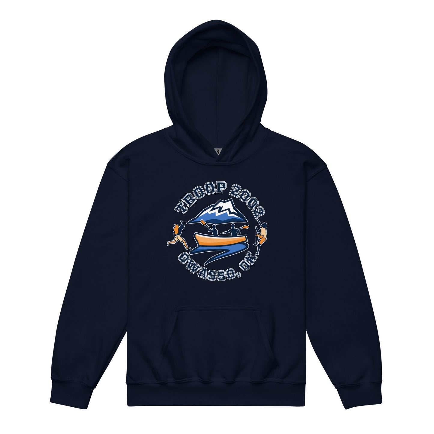 Classic | Youth Hoodie | Troop 2002 | Trailblazer Crest Logo