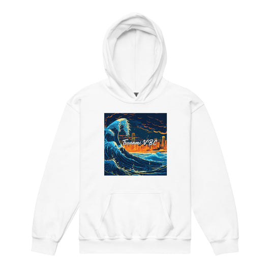 Classic | Youth Hoodie | Tsunami Volleyball Club | Glow Tide Athletics Logo