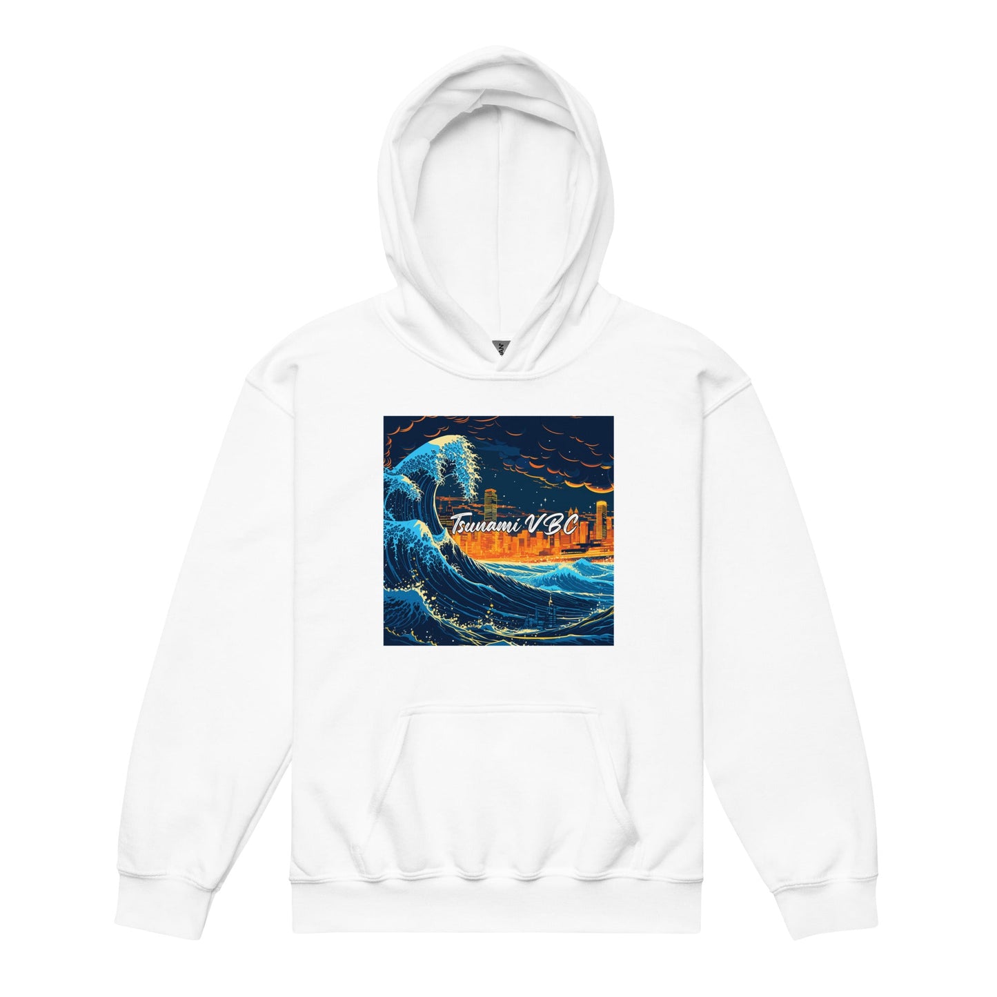 Classic | Youth Hoodie | Tsunami Volleyball Club | Glow Tide Athletics Logo