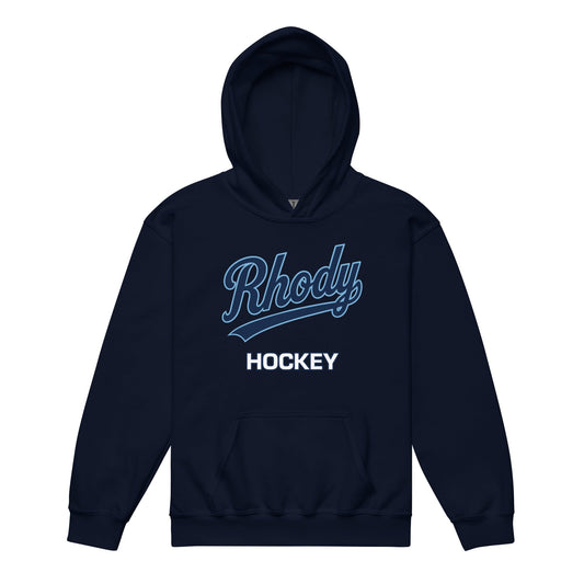 Classic | Youth Hoodie | URI Men’s Hockey | Athletics Logo
