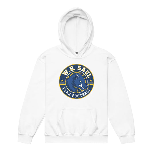 Classic | Youth Hoodie | W.B.Saul Razorbacks | Badge Logo