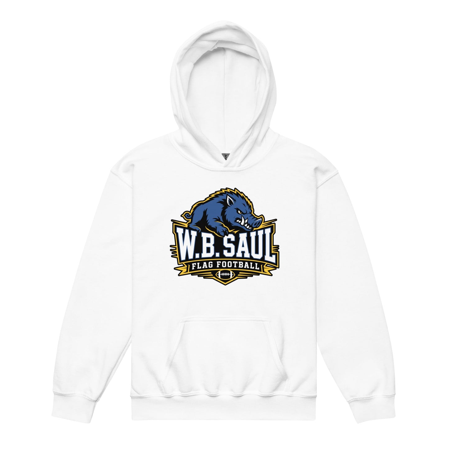 Classic | Youth Hoodie | W.B.Saul Razorbacks | Crest Logo