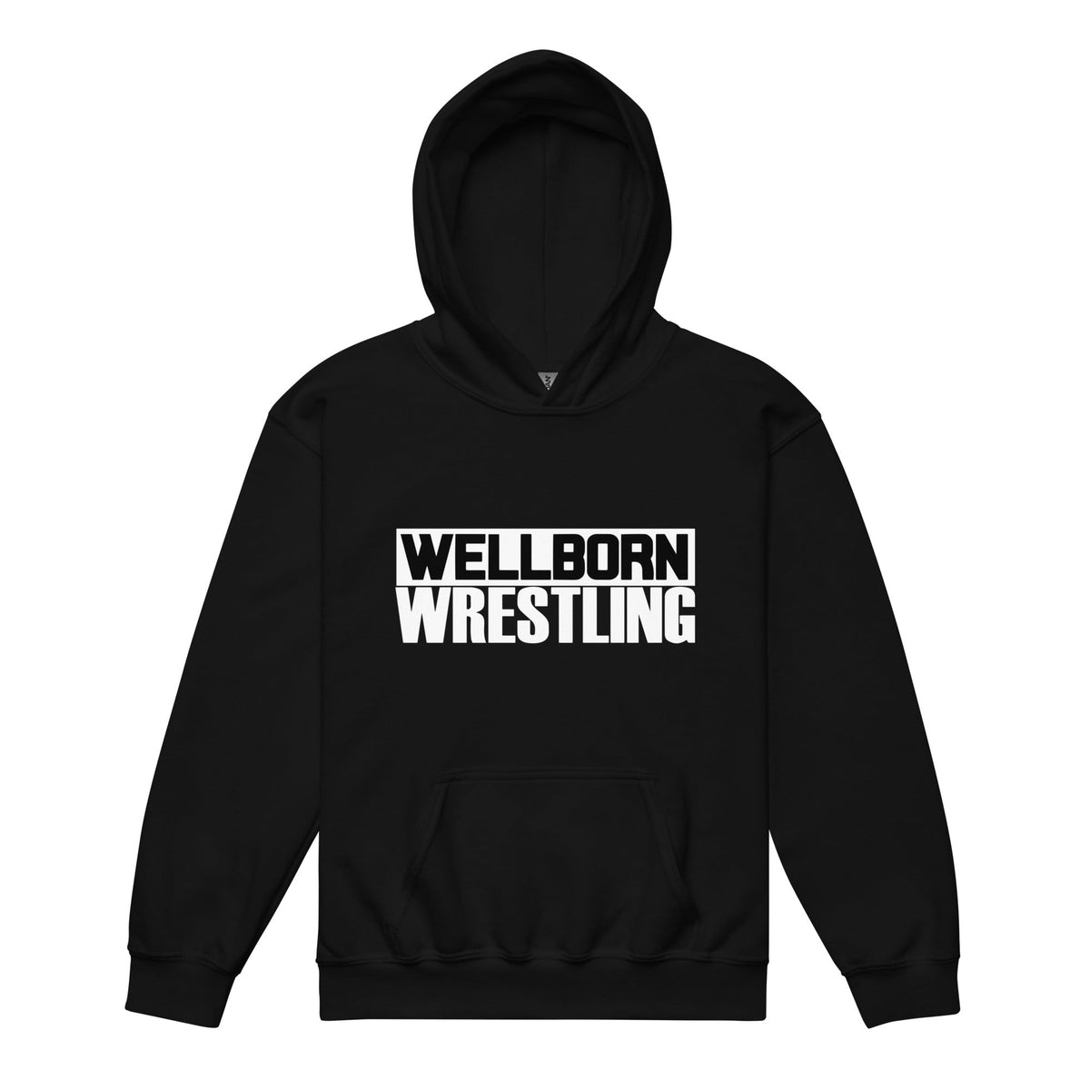 Classic | Youth Hoodie | Wellborn Youth Wrestling | Script Logo
