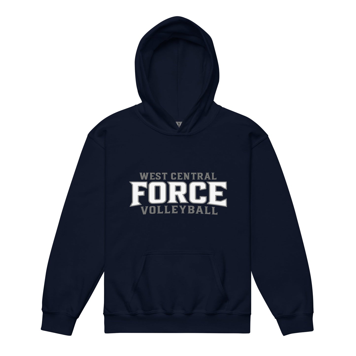Classic | Youth Hoodie | West Central Force Volleyball | Grey Logo
