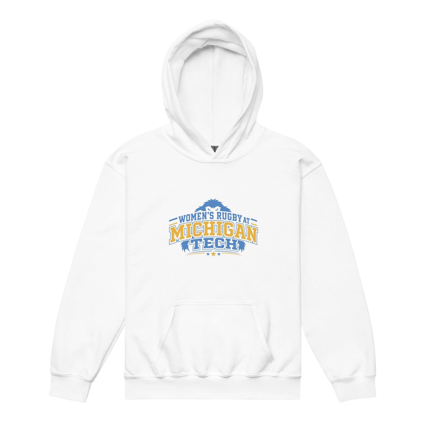 Classic | Youth Hoodie | Women’s Rugby at Michigan Tech | Varsity Crest Logo