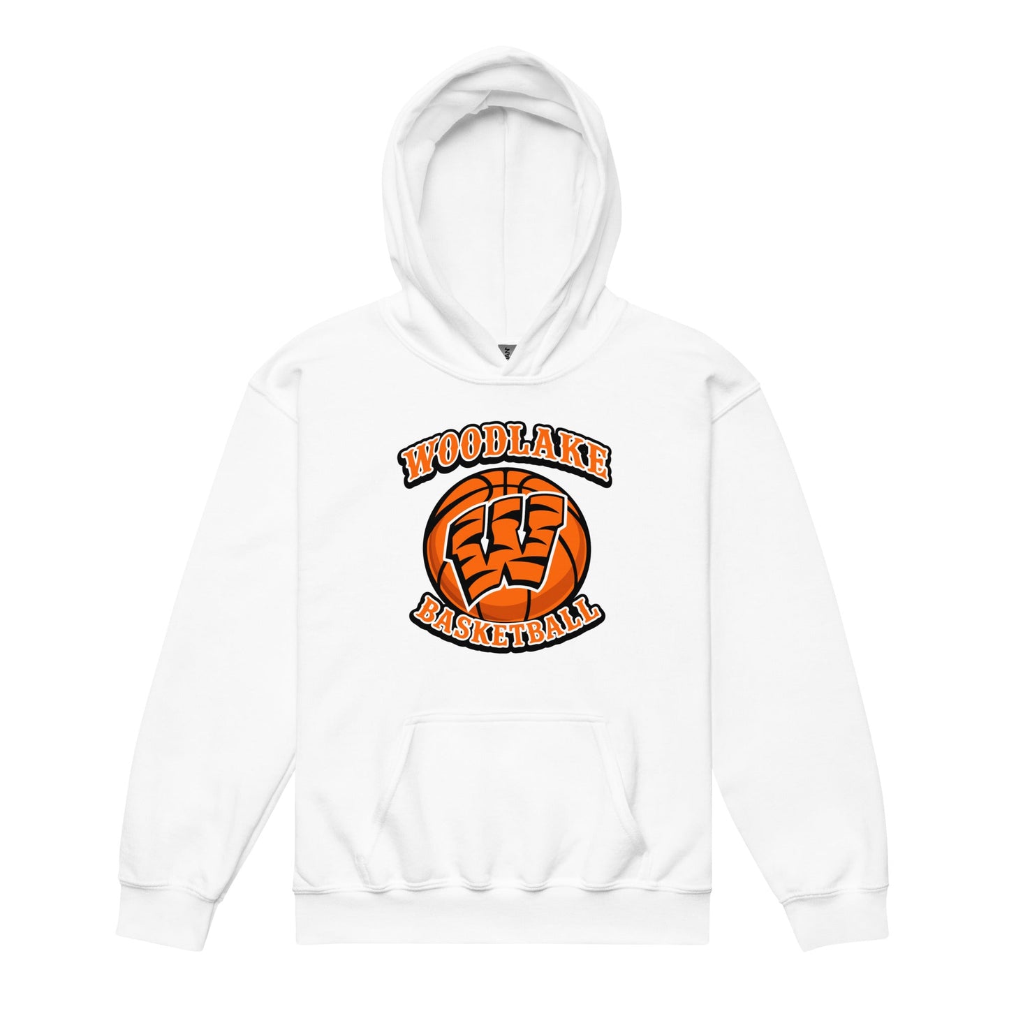 Classic | Youth Hoodie | Woodlake Boys Basketball | Athletics Logo