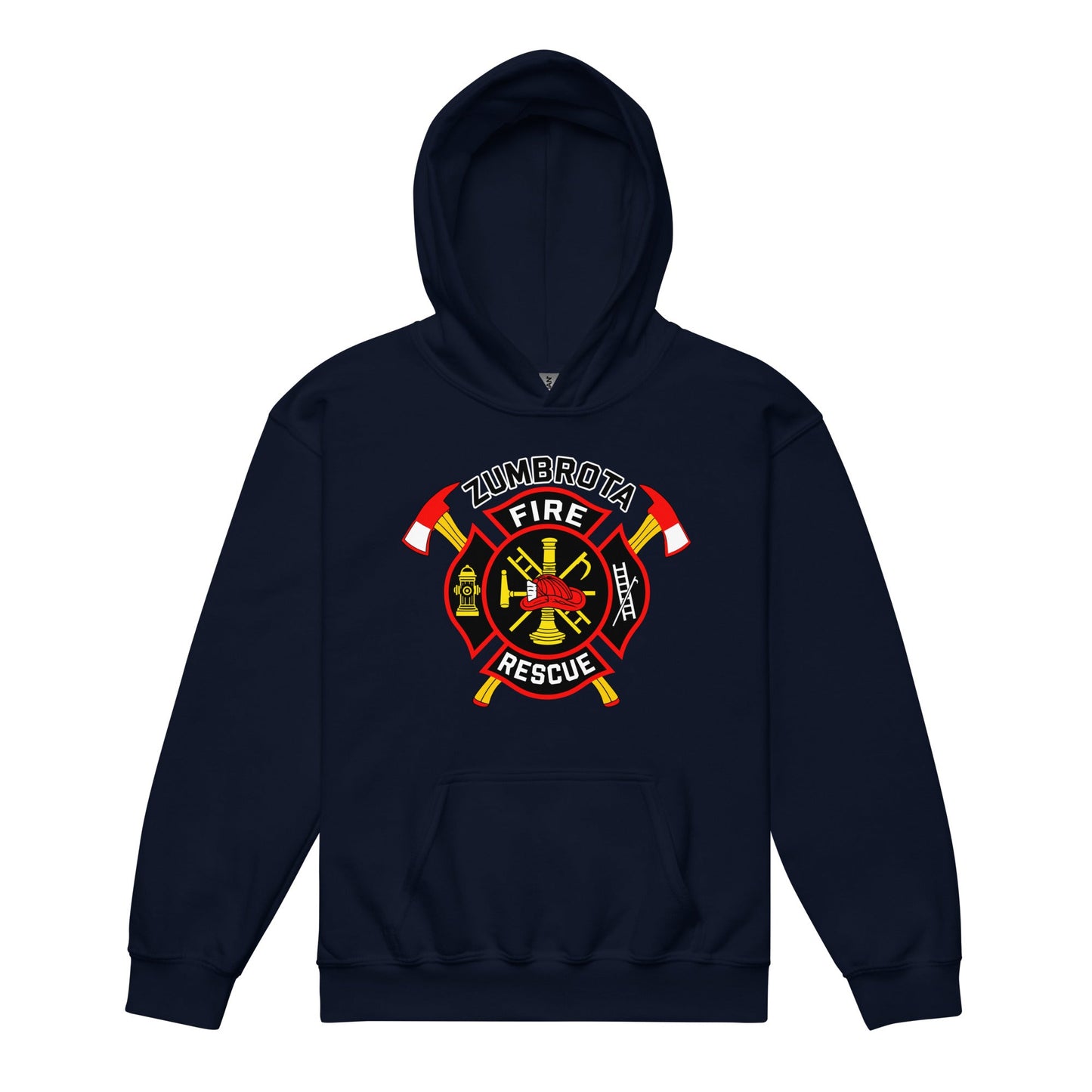 Classic | Youth Hoodie | Zumbrota Fire Department | Vanguard Logo