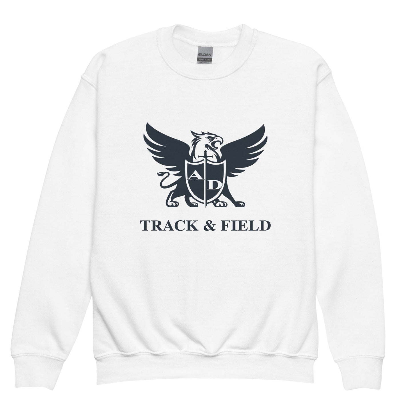 Classic | Youth Sweatshirt | Arma Dei Academy Track and Field | Griffin Logo