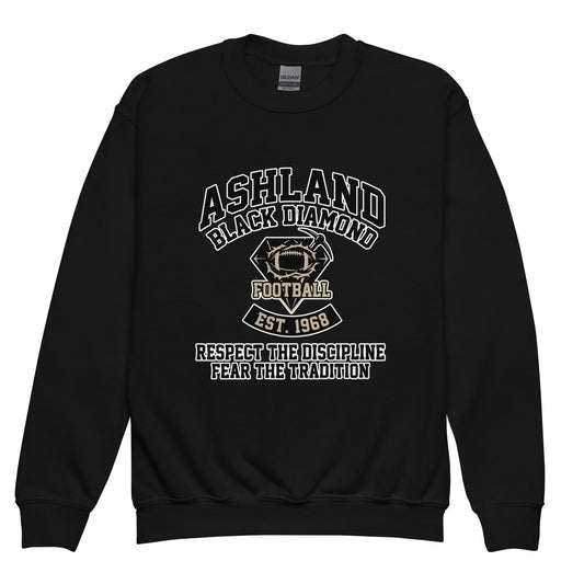 Classic | Youth Sweatshirt | Ashland Black Diamonds | Emblem Logo