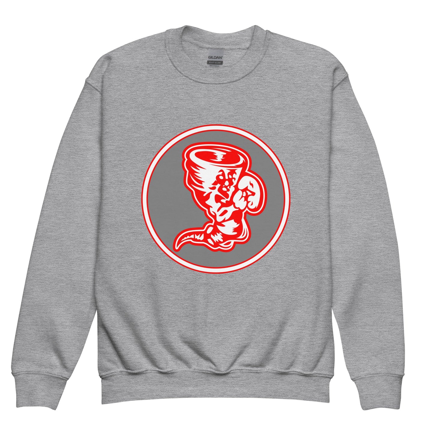 Classic | Youth Sweatshirt | Bay High Softball | Badge Logo