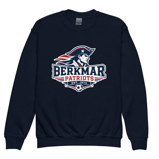 Classic | Youth Sweatshirt | Berkmar High School Soccer | Vanguard Logo