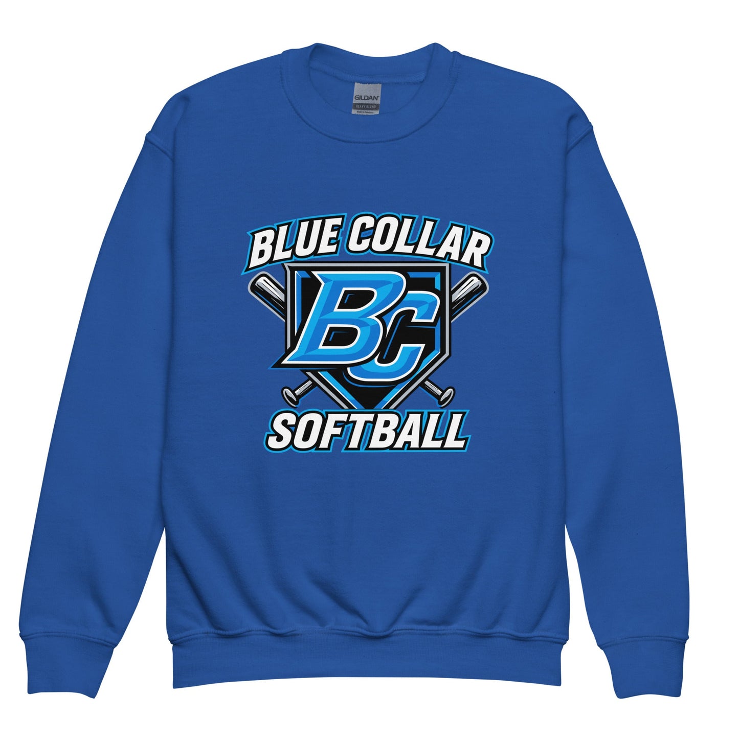 Classic | Youth Sweatshirt | Blue Collar Softball 2034 | Shield Logo