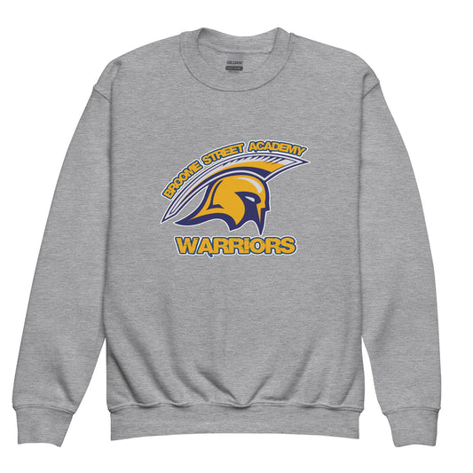 Classic | Youth Sweatshirt | Broome Street Academy | Helmet Logo