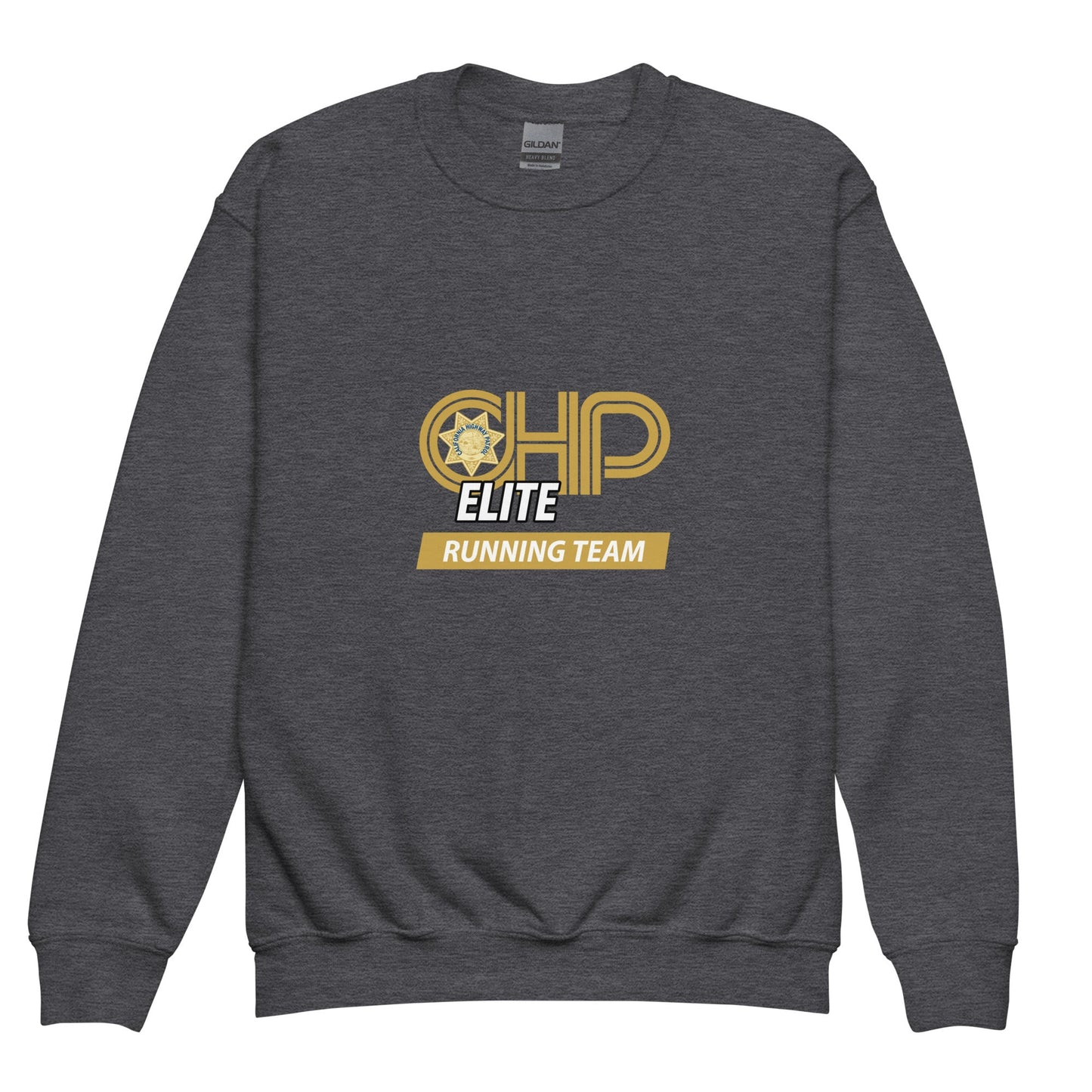 Classic | Youth Sweatshirt | CHP Elite Running Team | Runner Crest Logo