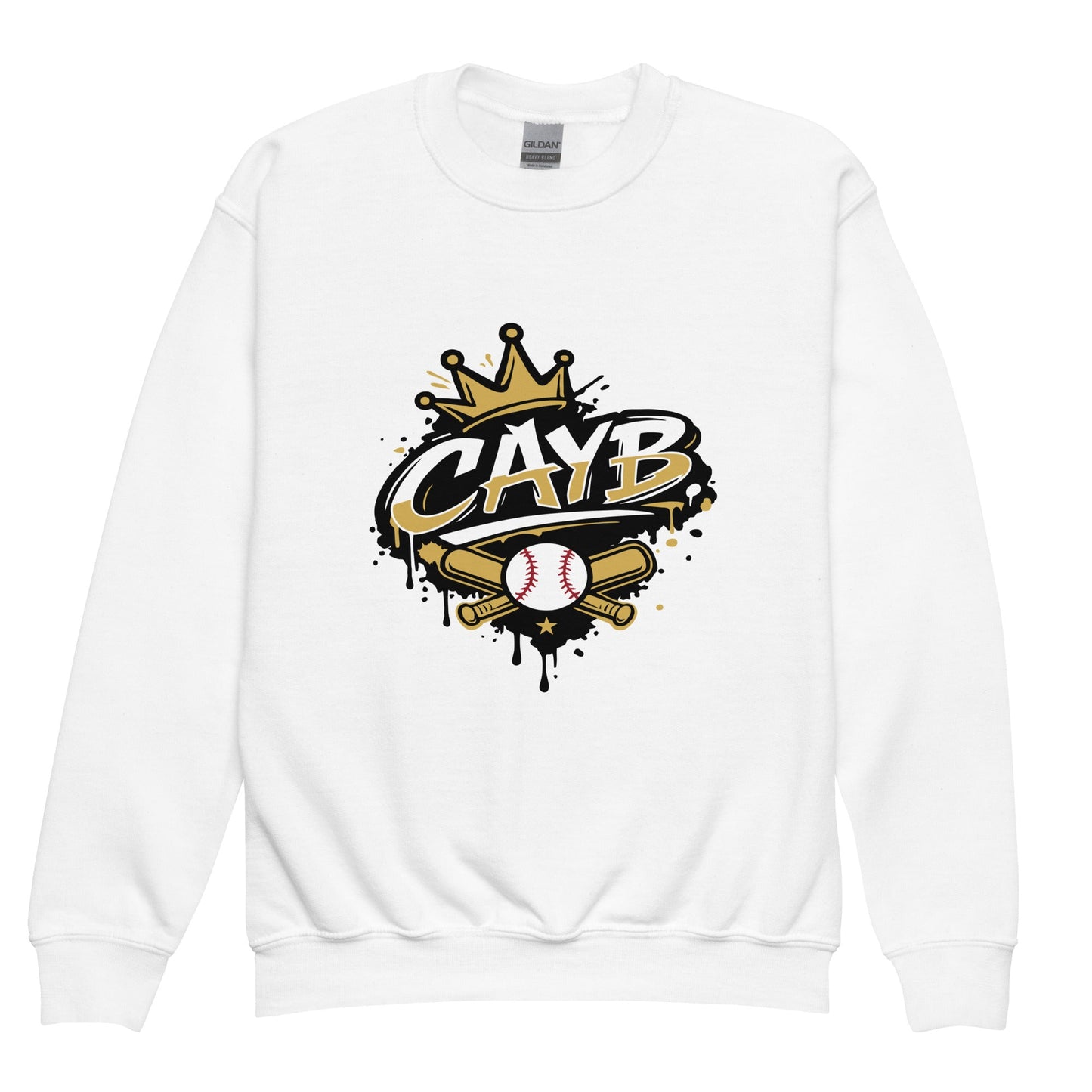 Classic | Youth Sweatshirt | Conroe Area Youth Baseball | Crown Logo