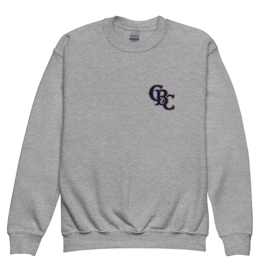 Classic | Youth Sweatshirt | Cougar Baseball Club | CBC Navy Logo
