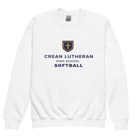 Classic | Youth Sweatshirt | Crean Lutheran Softball | CLHS SB Logo