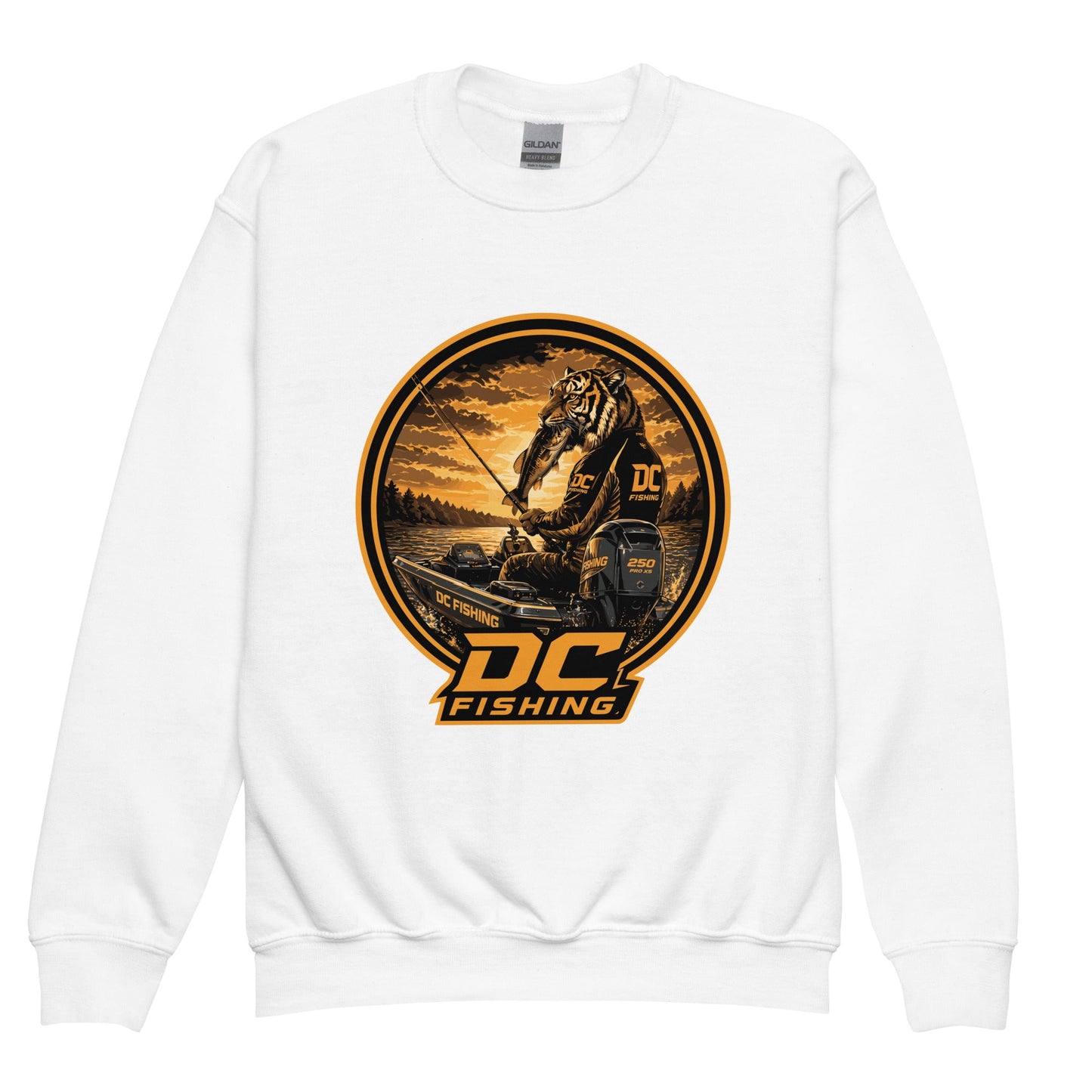 Classic | Youth Sweatshirt | DeKalb Fishing Team | Badge Logo