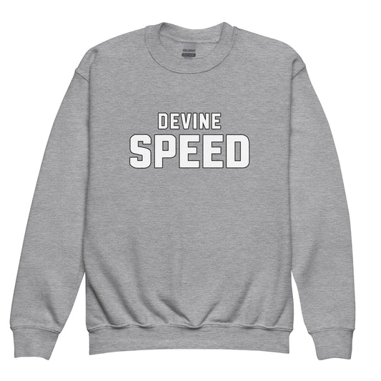 Classic | Youth Sweatshirt | Devine Speed | Script Logo