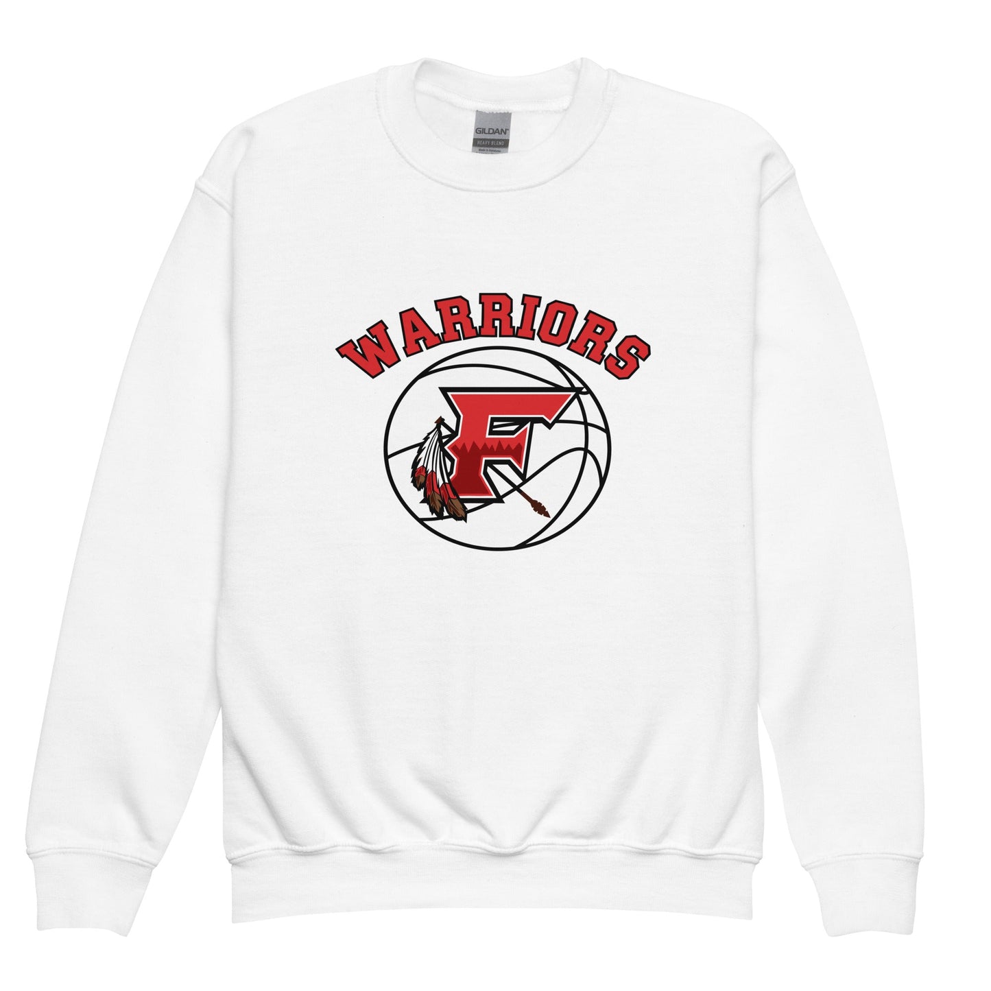 Classic | Youth Sweatshirt | Fallbrook Basketball | Warriors Logo