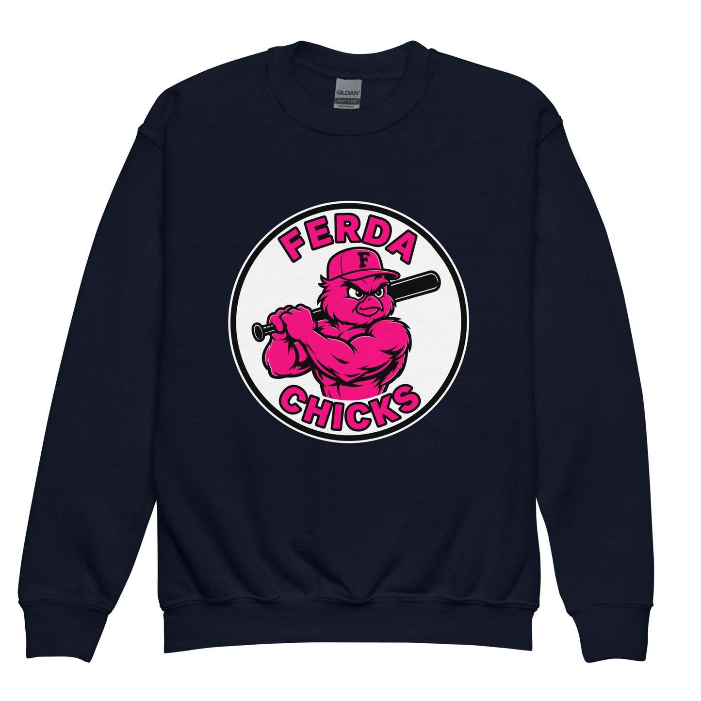 Classic | Youth Sweatshirt | FerDa Chicks | Badge Logo