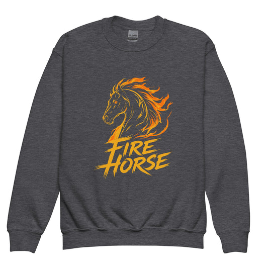 Classic | Youth Sweatshirt | Fire Horse Masters | Emblem Logo