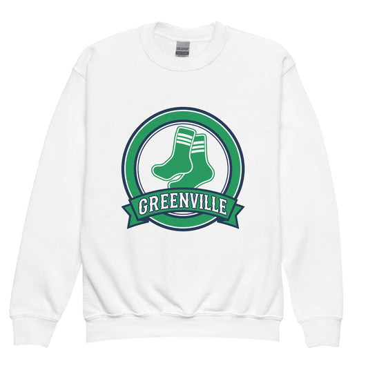 Classic | Youth Sweatshirt | Greenville Sox | Badge Logo