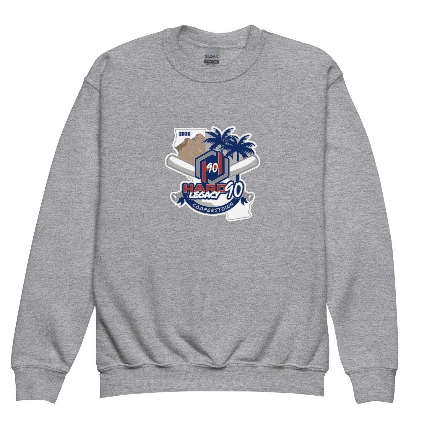 Classic | Youth Sweatshirt | Hard 90 Legacy | Badge Logo