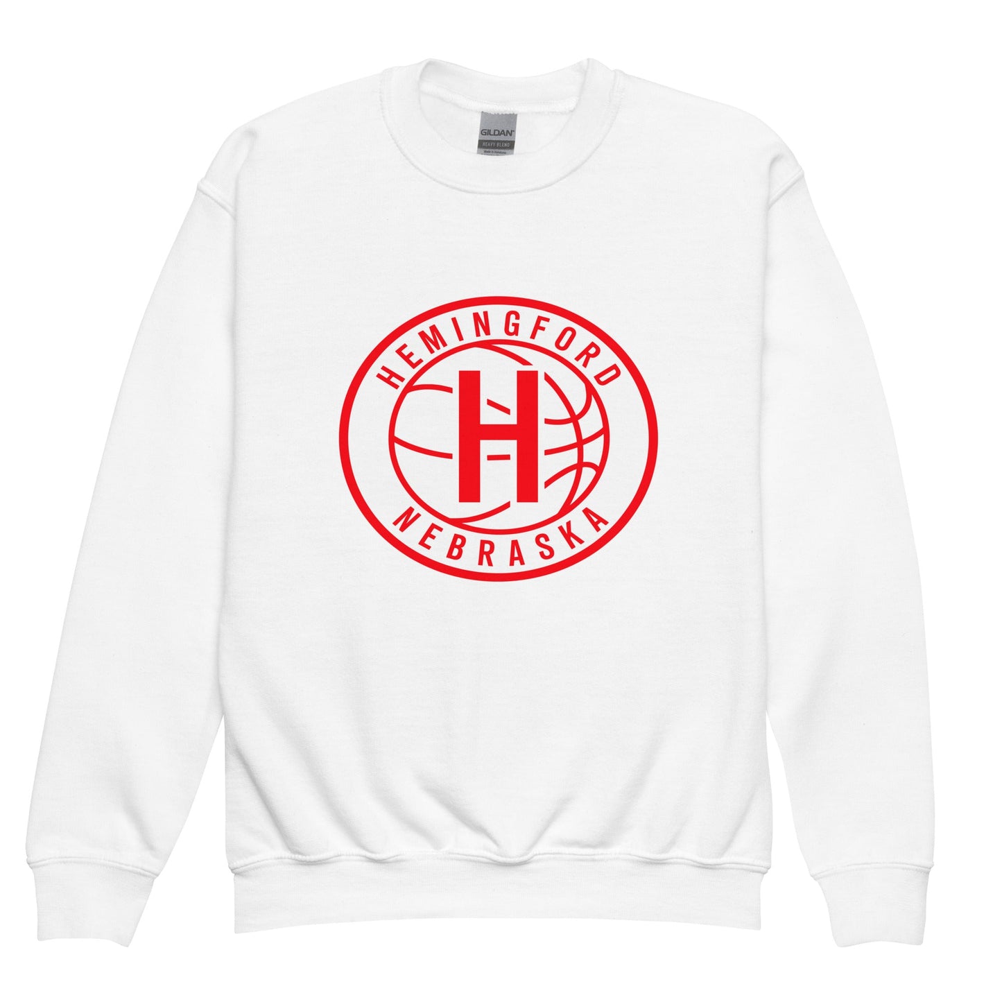 Classic | Youth Sweatshirt | Hemingford Bobcats | Alt Badge Logo