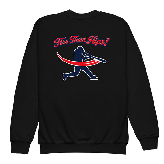Classic | Youth Sweatshirt | Horsham Travel Baseball | Home - Run Crest Logo