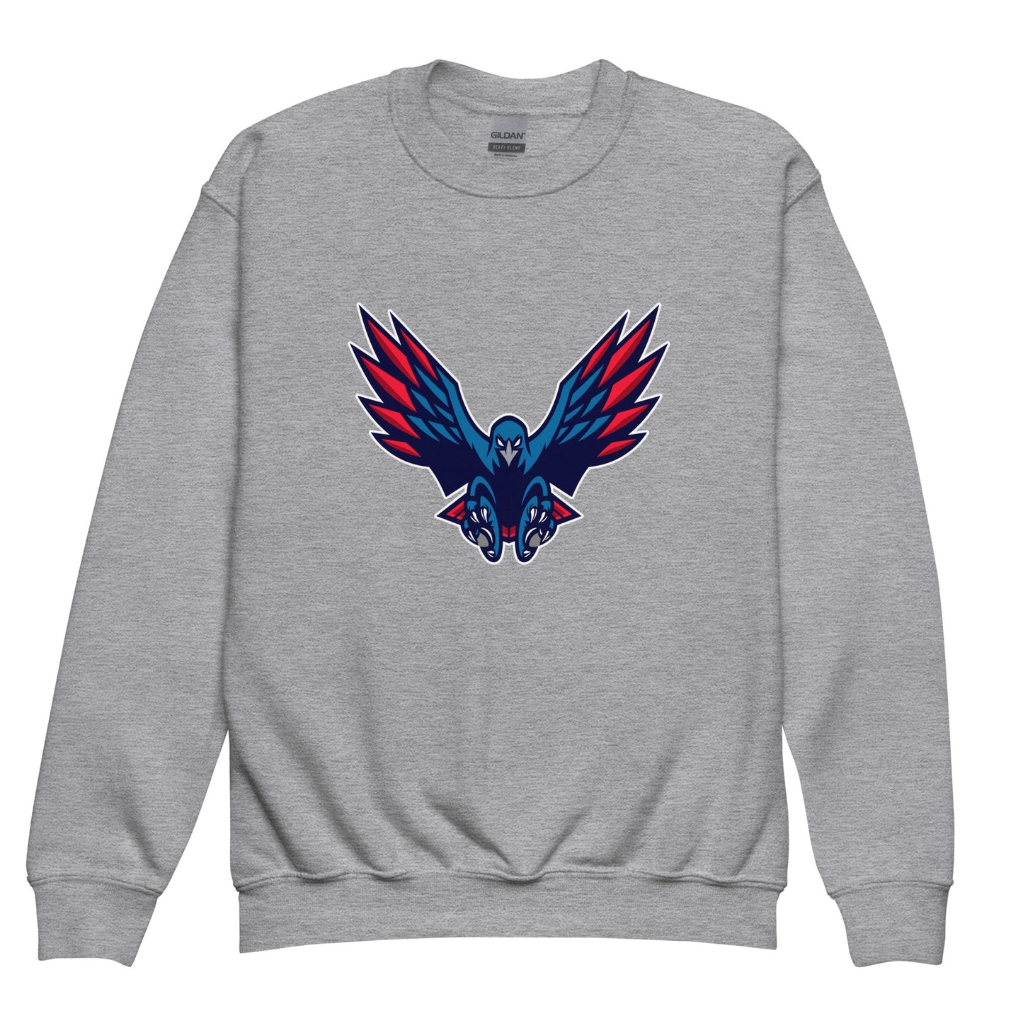 Classic | Youth Sweatshirt | HSE | Vortex Raptor Mascot Logo