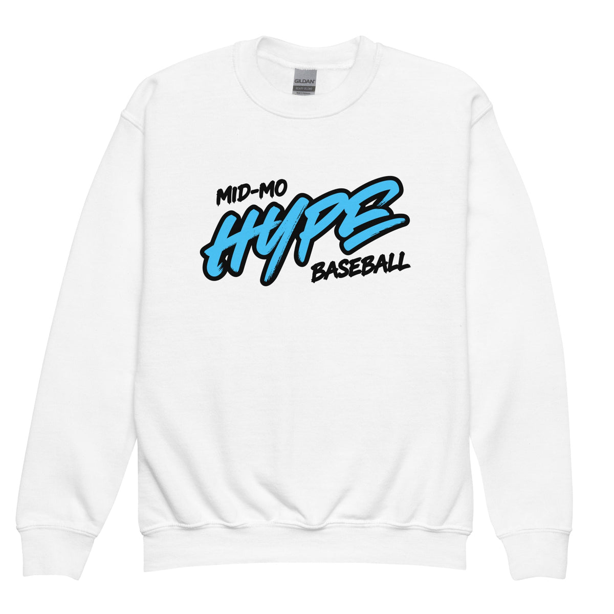 Classic | Youth Sweatshirt | Hype Baseball Club | Modern Script Logo