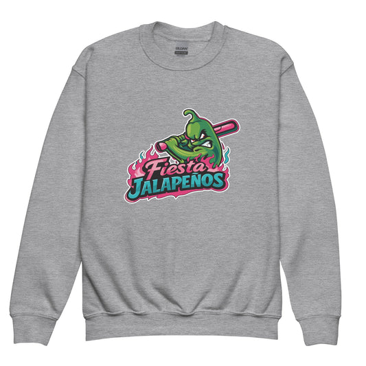 Classic | Youth Sweatshirt | Jalapenos Baseball | Fiesta Logo