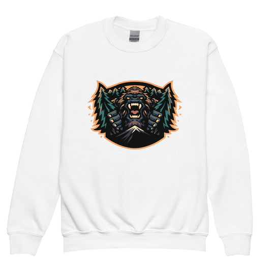 Classic | Youth Sweatshirt | JBLM Bigfoot Hockey Team | Mascot Logo