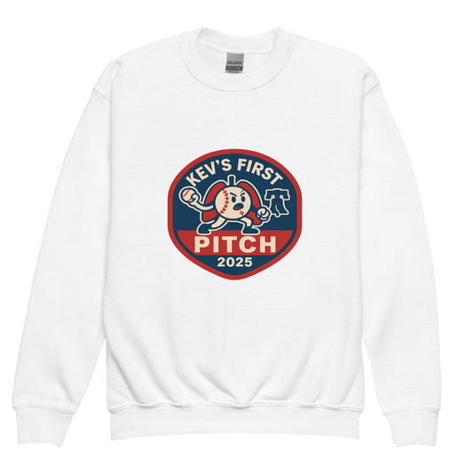 Classic | Youth Sweatshirt | Kev's First Pitch