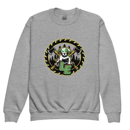Classic | Youth Sweatshirt | Lake Erie Power Pines | Saw Logo